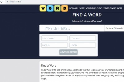 Find a word generator