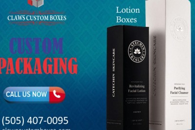 Lotion boxes are good for display the products