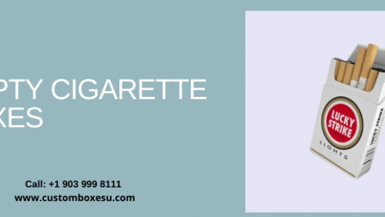 Empty Cigarette Boxes with Printed logo & Designing USA