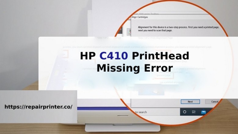 Fixed: HP C410 Printhead Missing Or Incorrectly Installed