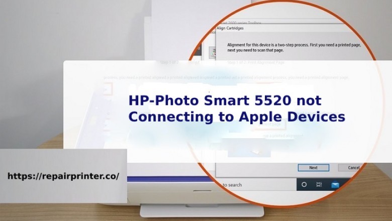 How to Fix HP-photo Smart 5520 Not Connecting To Apple Devices