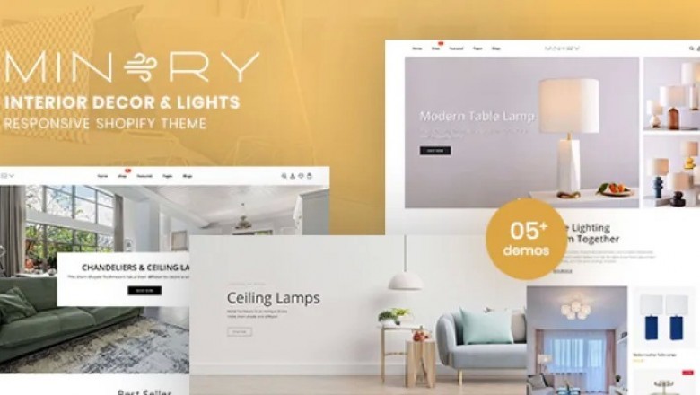 Minery - Interior Decor & Lights Responsive Shopify Theme.