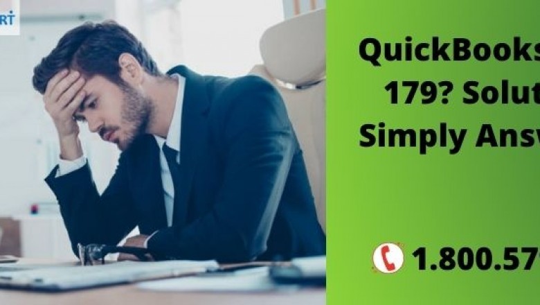 QuickBooks Error 179 Solutions Simply Answered
