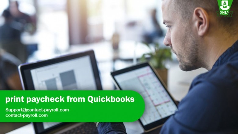 Best ways to print paycheck from Quickbooks