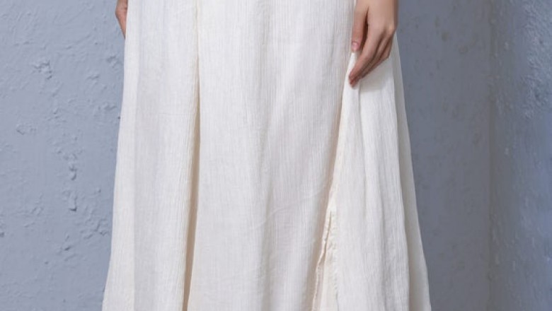 Naz Layered culottes with elasticated band made of 100% | Etsy