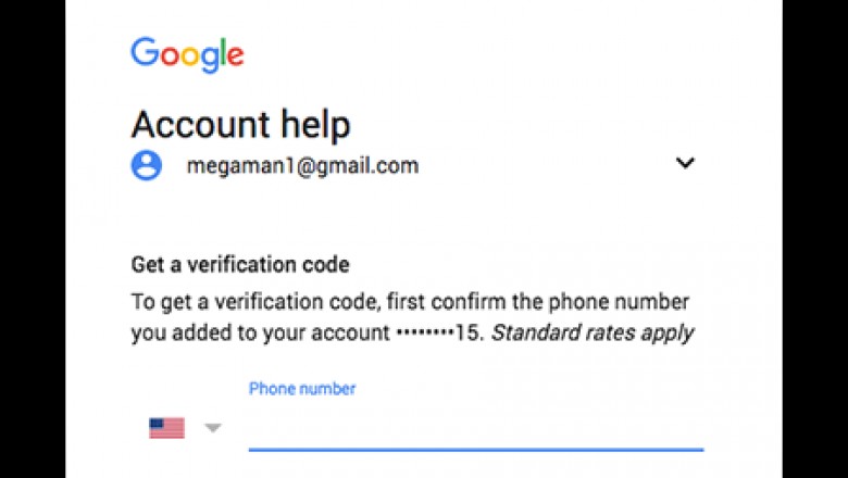 Google Account Recovery Page