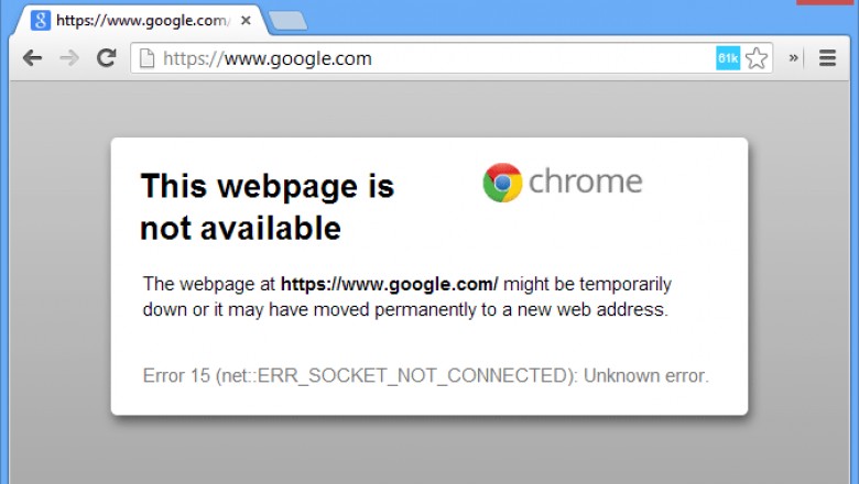 Google Search Not Working