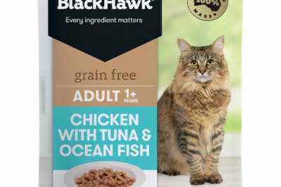 Buy Blackhawk Grain Free Cat Chicken with Tuna & Ocean Fish | Dry & Wet Food Online | DiscountPetCare