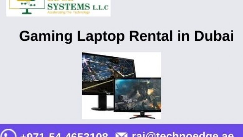 What are the Benefits of using a Gaming Laptops for Work in Dubai?