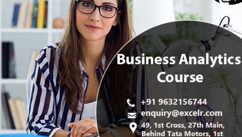 Business Analytics course by excelr and training in