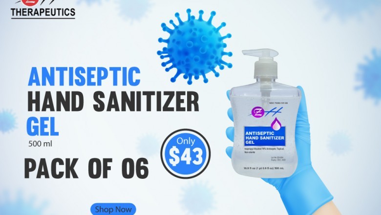 500 ml ZH Antiseptic Hand Sanitizer Gel – (Pack of 06)