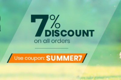 Save Big Save Today Summer Blowout Sale 7% OFF On All Orders!!
