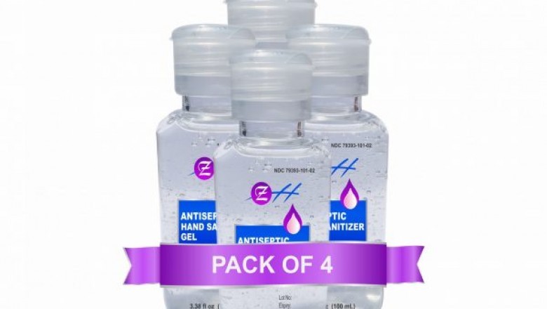 The Best 100 ml ZH Antiseptic Hand Sanitizer Gel – (Pack of 4)