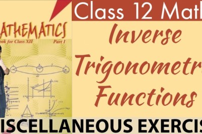Inverse Trigonometric Functions Class 12 Maths