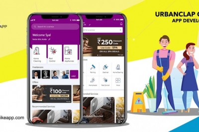 The working model of the Urbanclap like app in simple steps