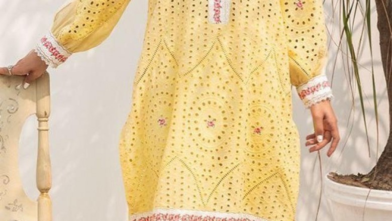 Branded Cotton Replica Embroidered Dresses