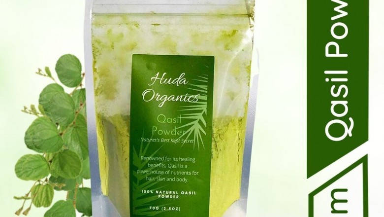 Qasil Powder Natural Gentle Cleanser Provider 70g | Huda organic qasil powder