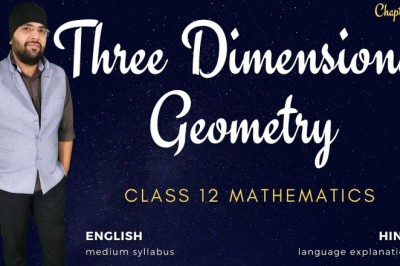 Three Dimensional Geometry Class 12 Maths IIT JEE Mains