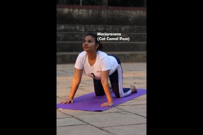 How to do Marjariasana (cat posture) | superyogis