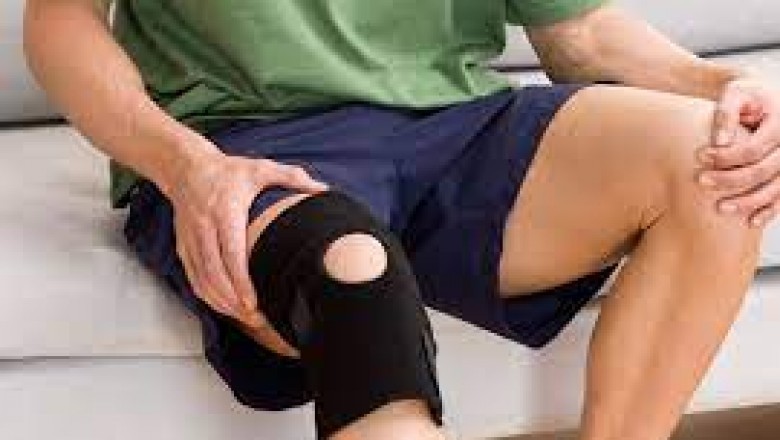 How can I reduce knee pain at home?