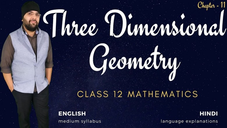 NCERT Solutions for Three Dimensional Geometry Class 12 Maths