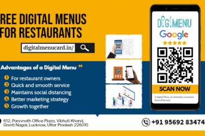 Free Digital Menus For Restaurants