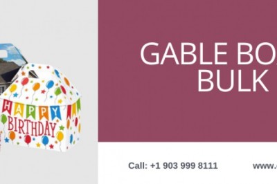 Custom gable boxes with quality printing in USA