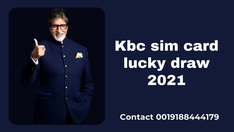KBC Sim Card Lucky Draw 2021 is the Next Big Thing