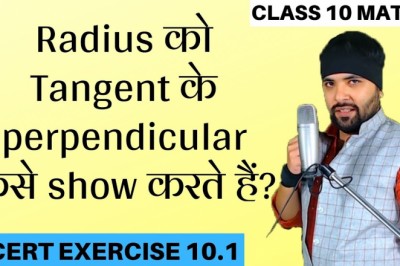 NCERT Solutions of Exercise 10.1 Circles Class 10 Maths