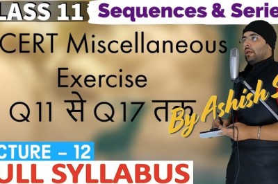 Sequences and Series Class 11 Maths IIT JEE Mains