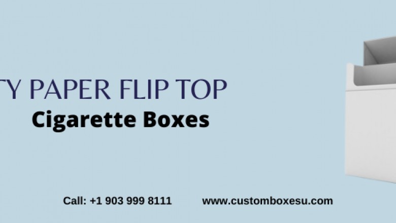 Empty paper flip top cigarette boxes at best price in USA