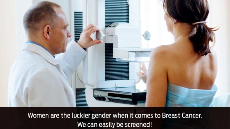 Women are the luckier gender when it comes to Breast Cancer. We can easily be screened!