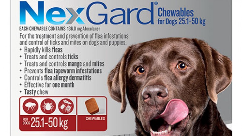 Nexgard Chewables For Dogs 25-50Kg Red | DiscountPetCare