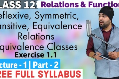 NCERT Exercise 1.1 Relations and Functions Class 12 Maths IIT JEE Mains