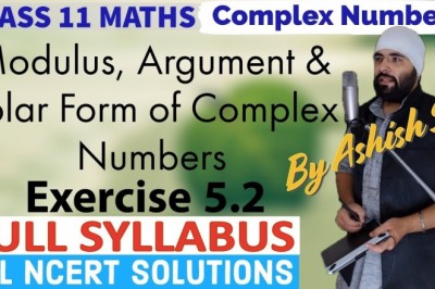 NCERT Solutions for Exercise 5.2 of Complex Numbers Class 11 Maths IIT JEE Mains