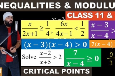 Inequalities and Modulus Class 12 Maths IIT JEE Mains