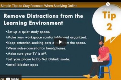 Simple Tips to Stay Focused When Studying Online