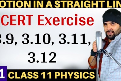 Motion In A Straight Line Class 11 Physics IIT JEE Mains/NEET