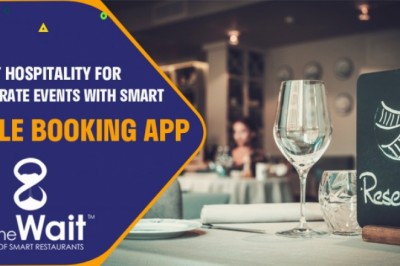 Smart Hospitality For Corporate Events With Smart Table Booking App