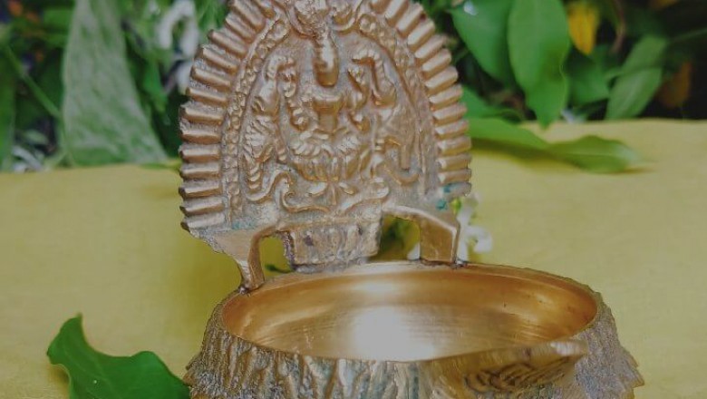 Buy Brass Diya Lamp for Puja & Lamp Oil Online| Ganesh Deep