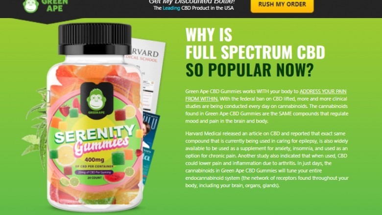 GREEN APE CBD GUMMIES SHARK TANK Review