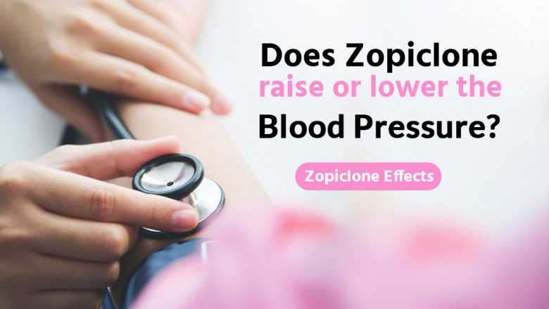 Does Zopiclone raise or lower the blood pressure? Zopiclone Effects
