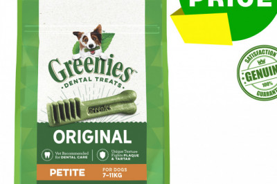 GREENIES Dental Treats Plaque Control for Dog 7 to 11 Kg 340 Gms