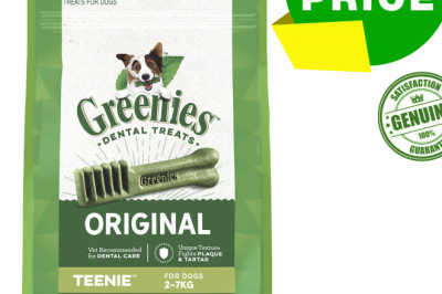 GREENIES Dental Treats 510g Plaque Control for Dog 2-7 Kg