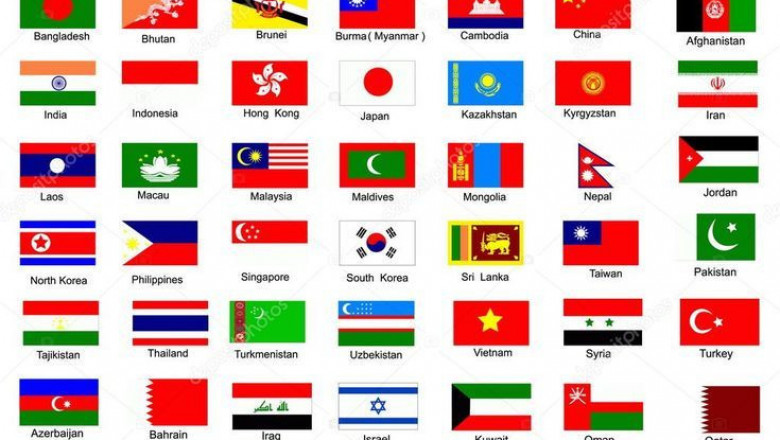 List of All Asian Flags