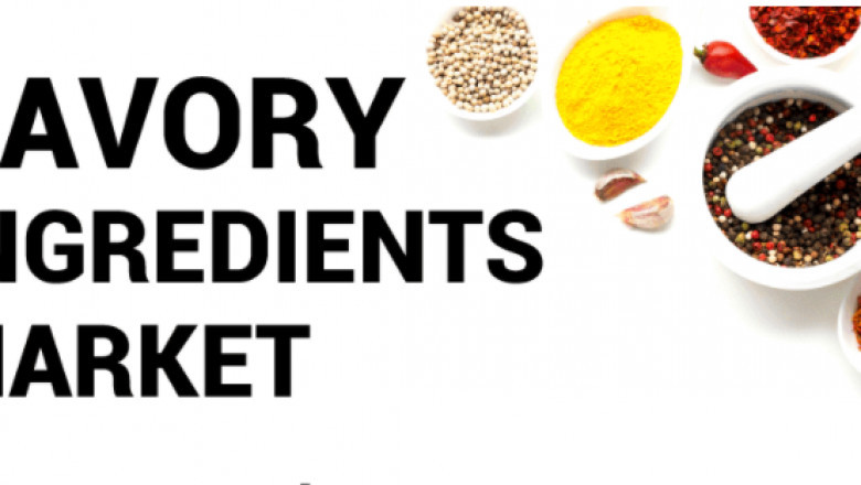 Savory Ingredients Market Trends, Growth, Share, Size and Forecast Research Report 2027