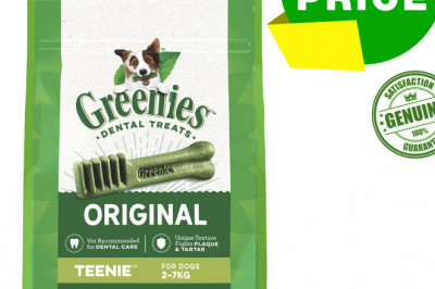 GREENIES Dental Treats 340g Plaque Control for Dog 2-7 Kg