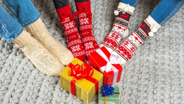 Holiday Sock Ideas for Company Gifts