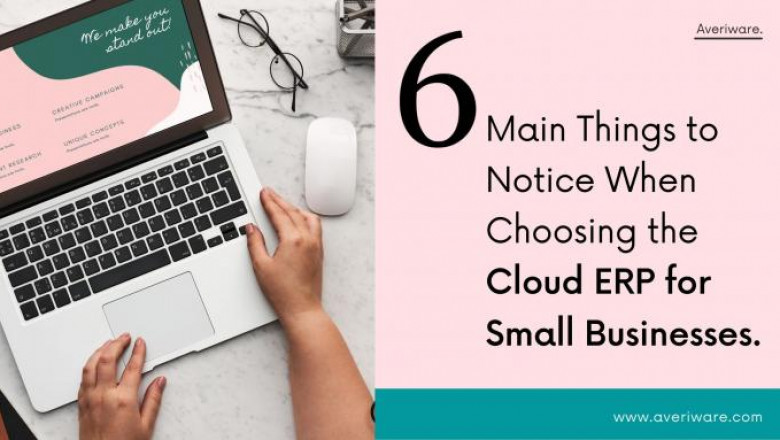 Right Cloud ERP Software Solutions for small business