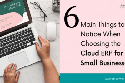 Right Cloud ERP Software Solutions for small business